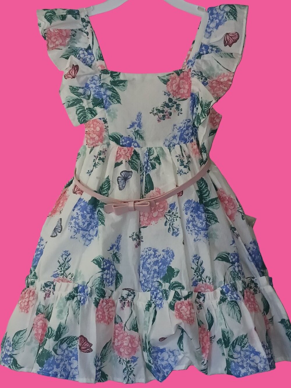 Christian Siriano Floral Dress Baby Girls 6 Ruffle Party Dress NWT
